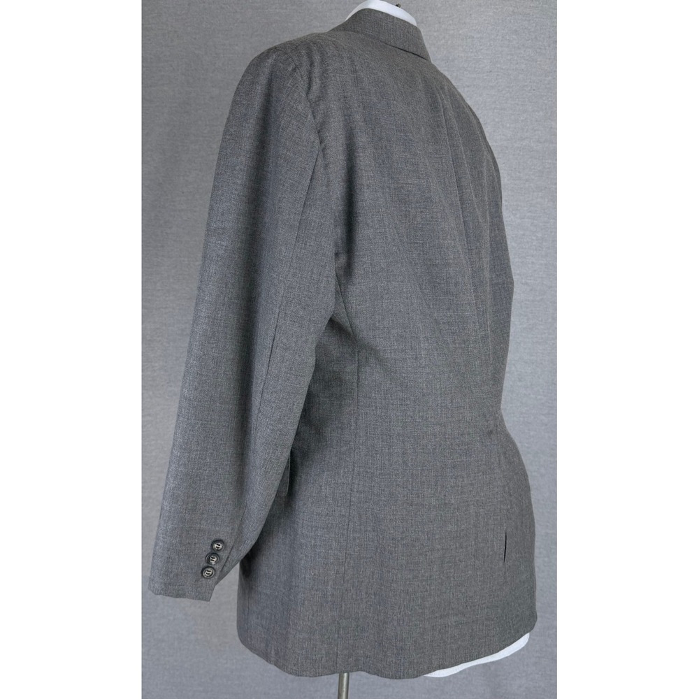 Vintage 60s Cricketeer Grey 2 Piece Suit Woodward & Lothrop 35x29.5 - Picture 3 of 16